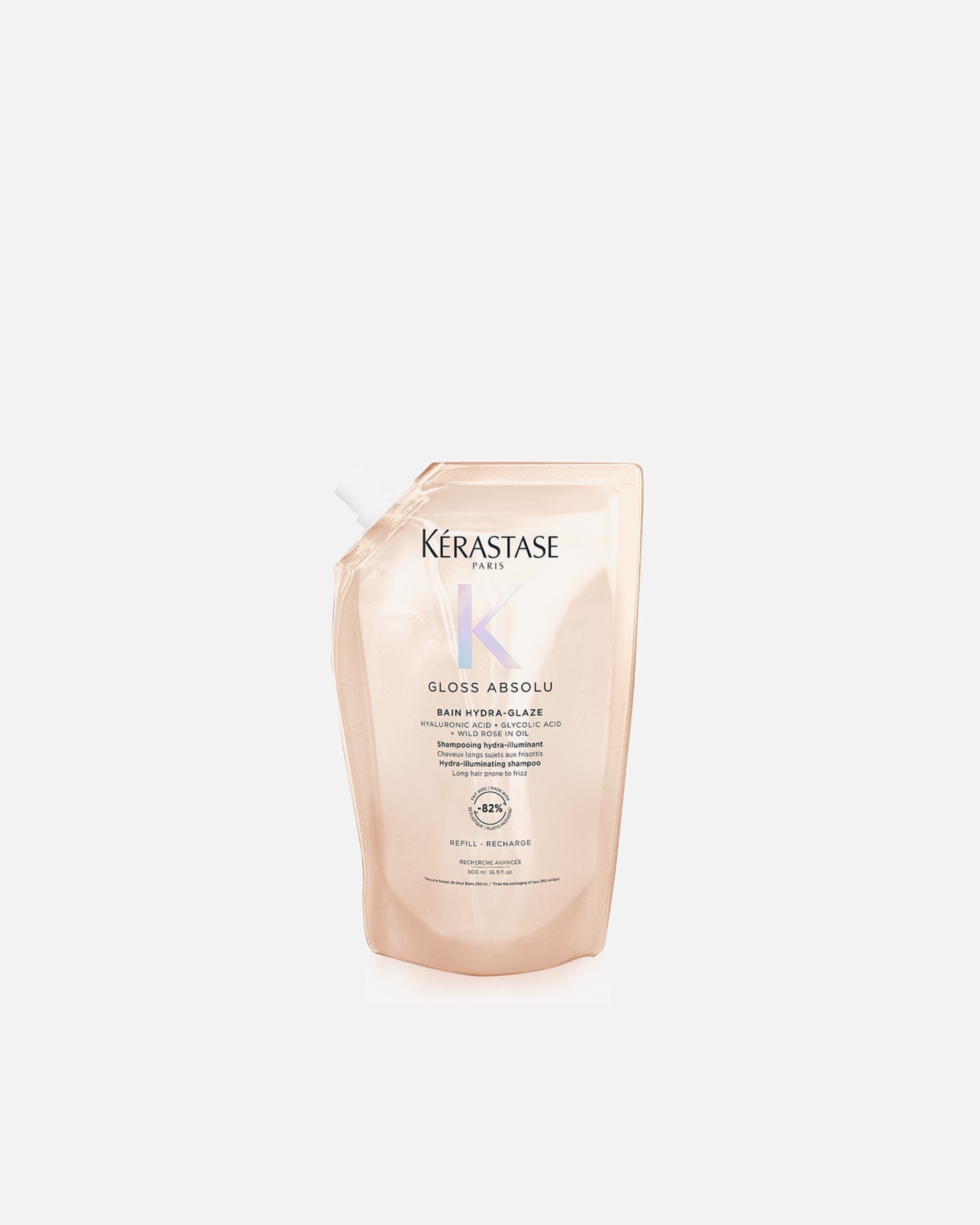 Hajsampon - Nő Kérastase Gloss Absolu Bain Hydra-Glaze 500 ml - Refill