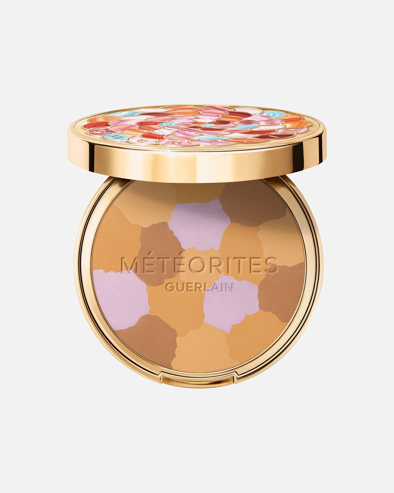 Púder - Guerlain Les Météorites Météorites Compact Mattifying And Setting Pressed Powder Púder 03 - WARM