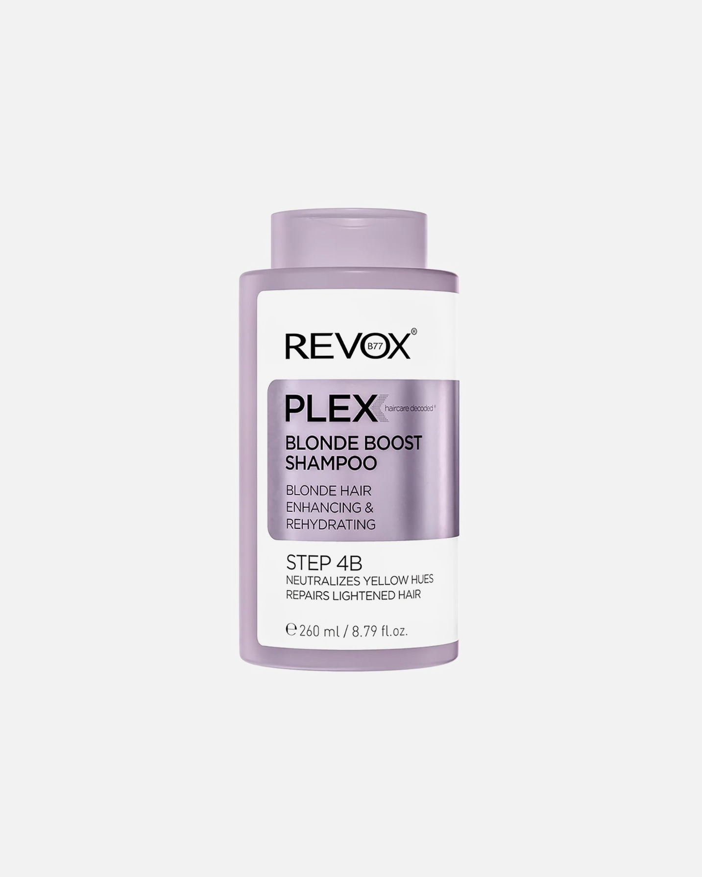 Hajsampon - Revox Revox Plex Hajerősítő Sampon Szőke Hajra 260 ml