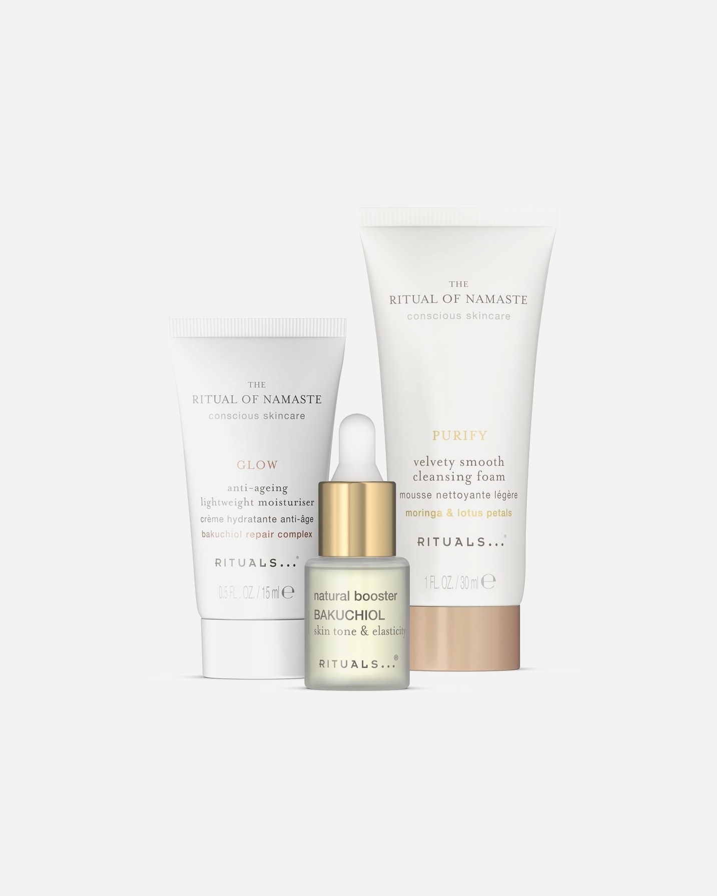 Arctisztító készlet - Nő Rituals The Ritual of Namaste Skin Care Set - Daily Routine 1 darab
