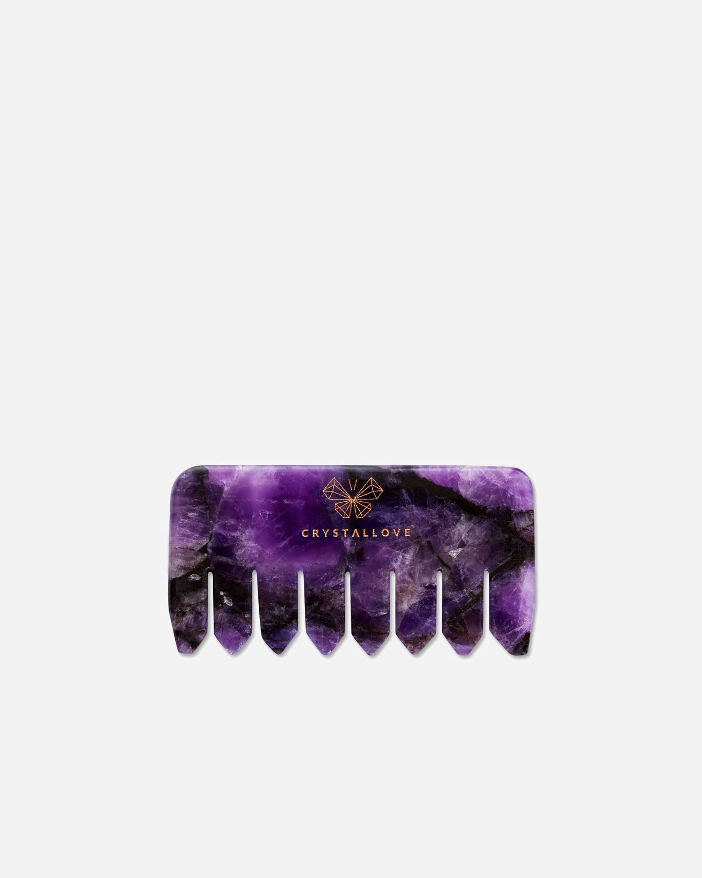 Ápolási kiegészítők - Crystallove Amethyst Comb Amethyst