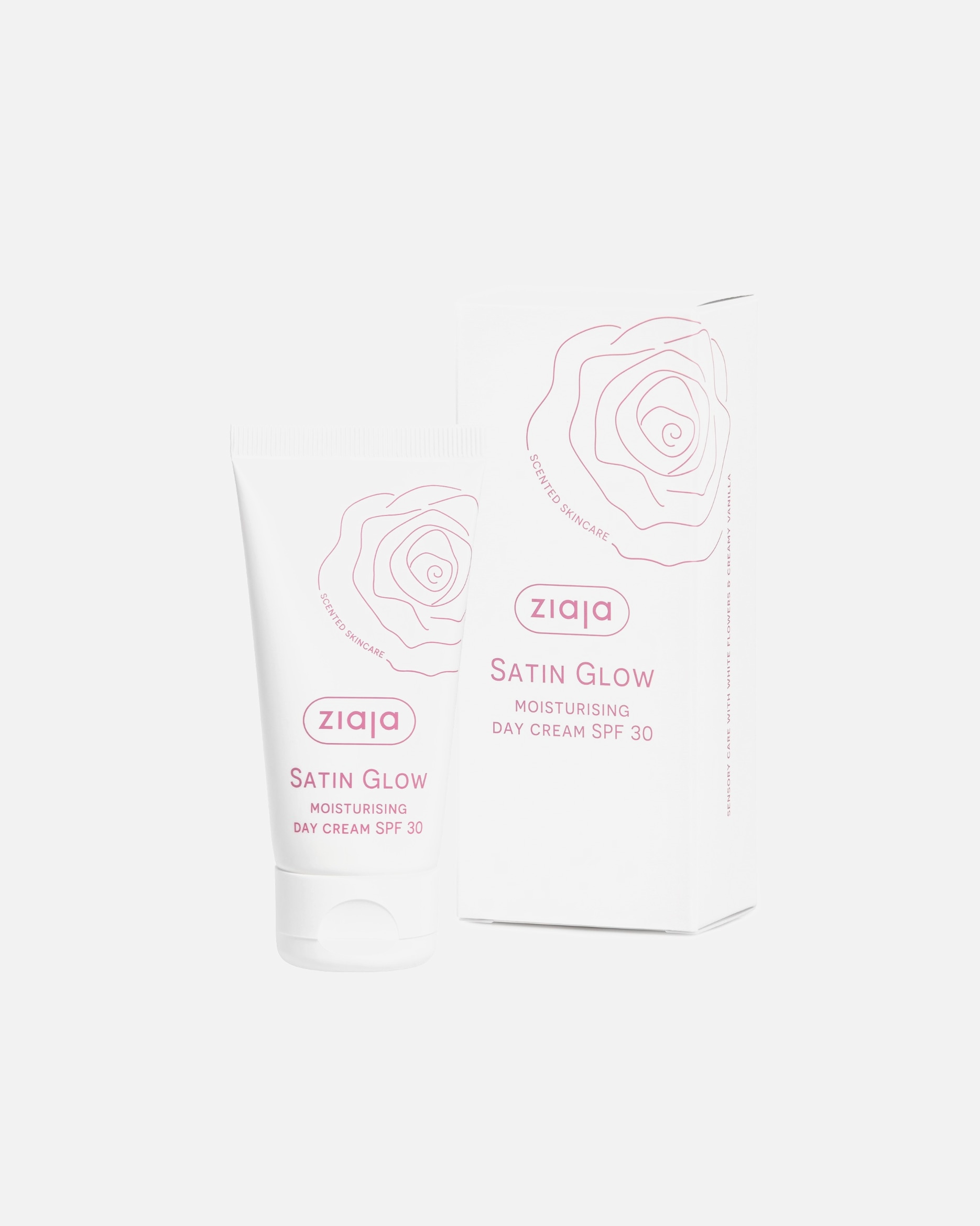 Nappali krém - Nő Ziaja Szatén ragyogás hidratáló nappali arckrém SPF30 50 ml