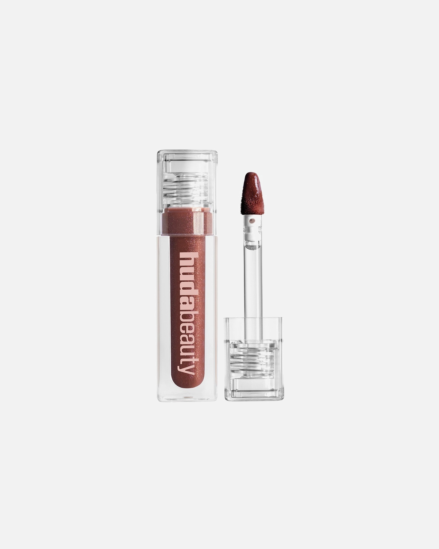 Szájfény - HUDA BEAUTY Icy Nude Faux Filler Extra Shine Lip Gloss She Fire