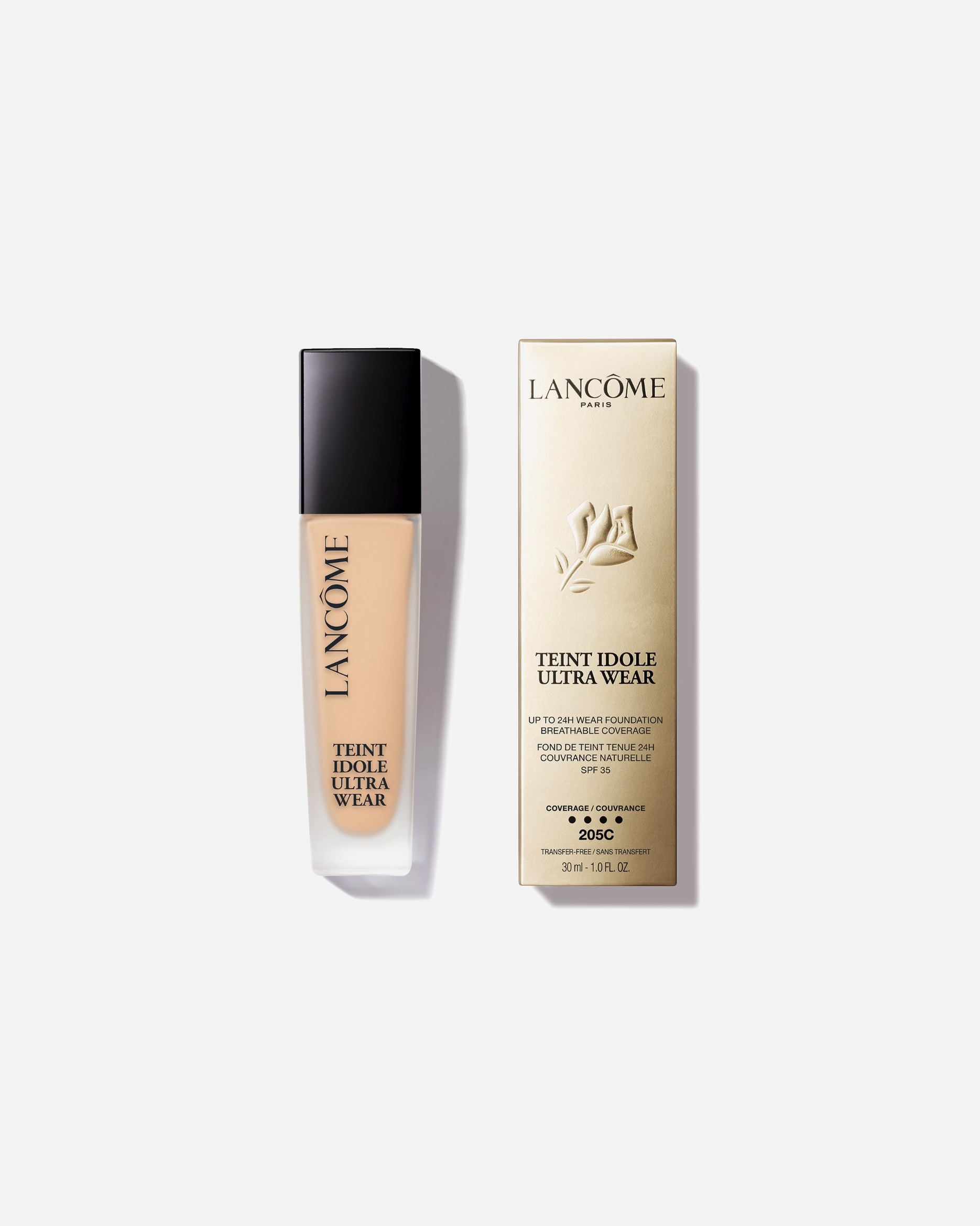 Alapozó - Lancôme Teint Idole Ultra Wear Teint Idole Ultra Wear 205C = 011 BEIGE CRISTALLIN