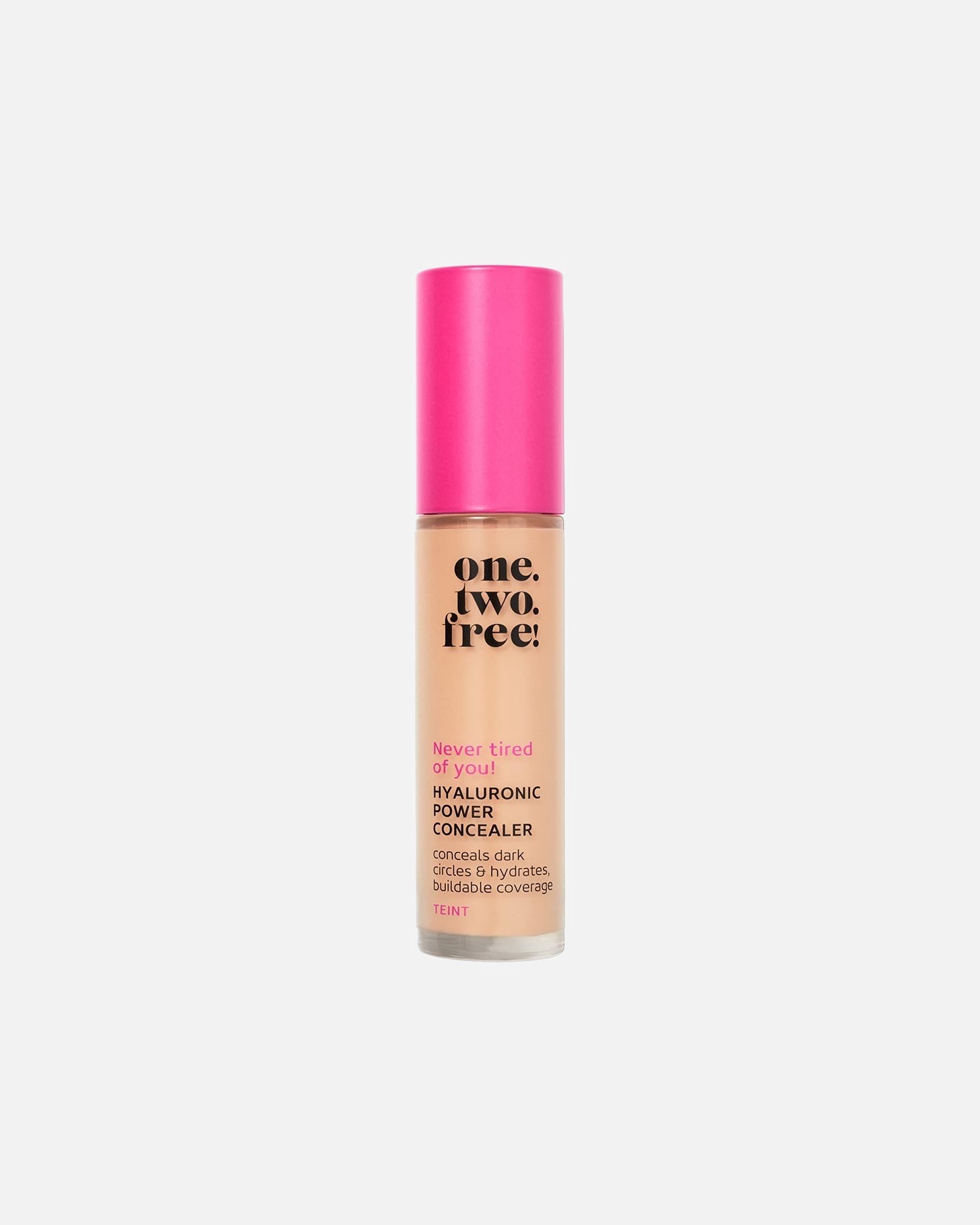 Korrektor - one.two.free! Hyaluronic Power Concealer 02 Natural