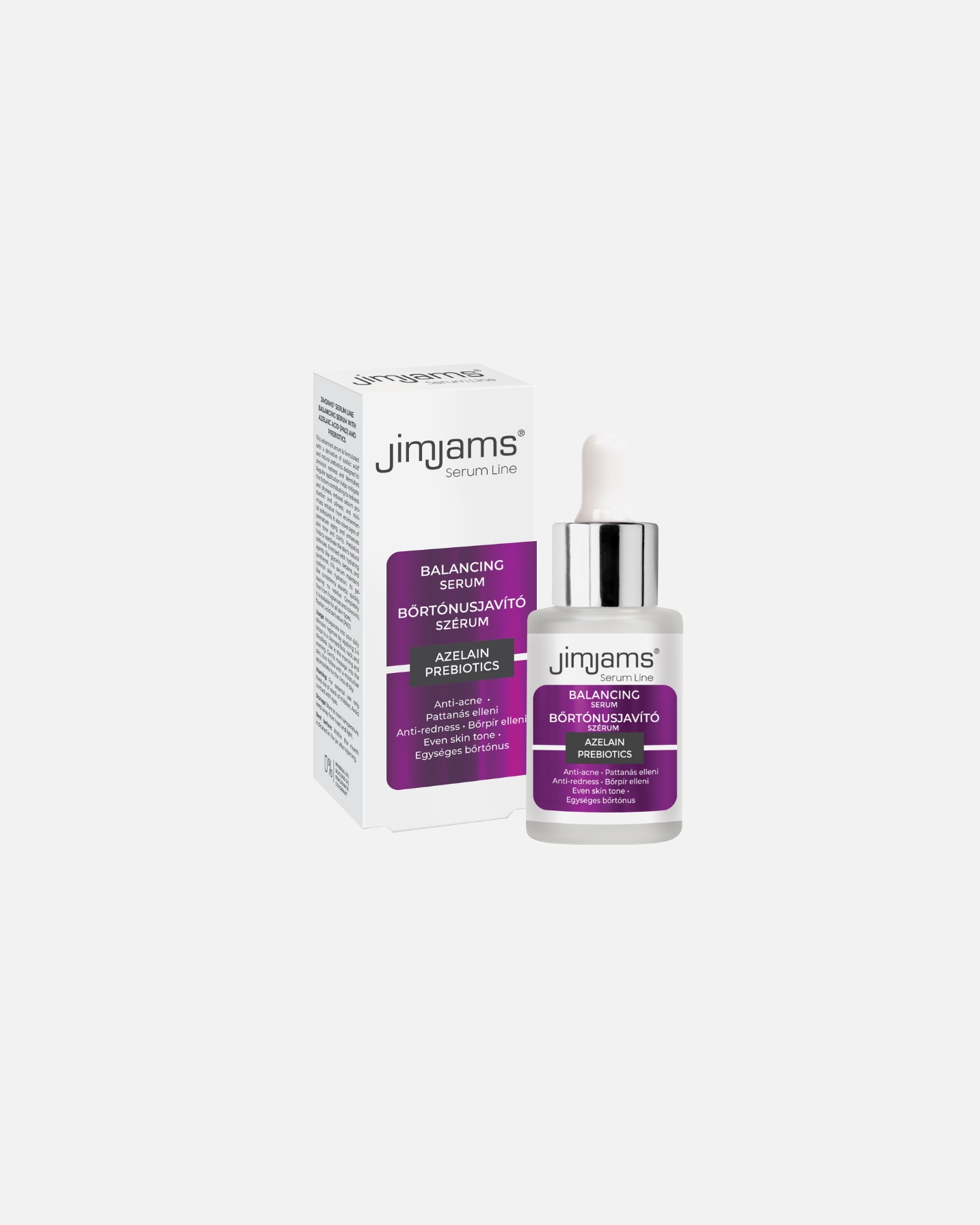 Fényesítő szérum - JimJams Default Brand Line Serum Line Bőrtónusjavító PAD+prebiotikum szérum 30 ml