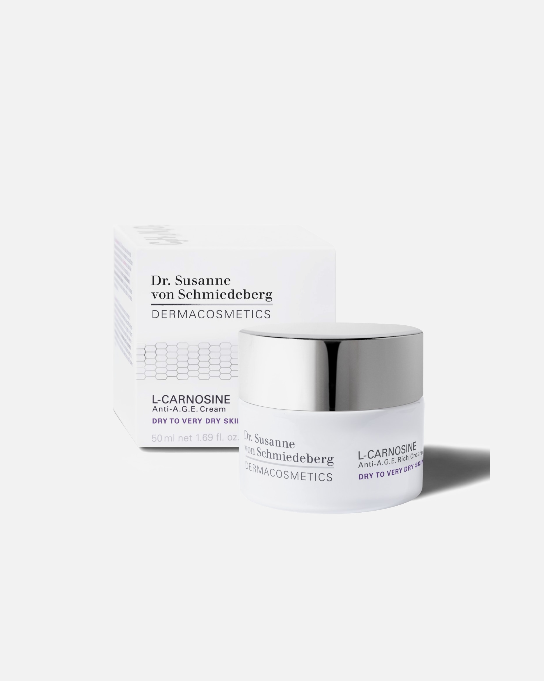 Arckrém - Dr. Susanne von Schmiedeberg L-Carnosine Anti-A.G.E. Cream Dry to Very Dry Skin 50 ml