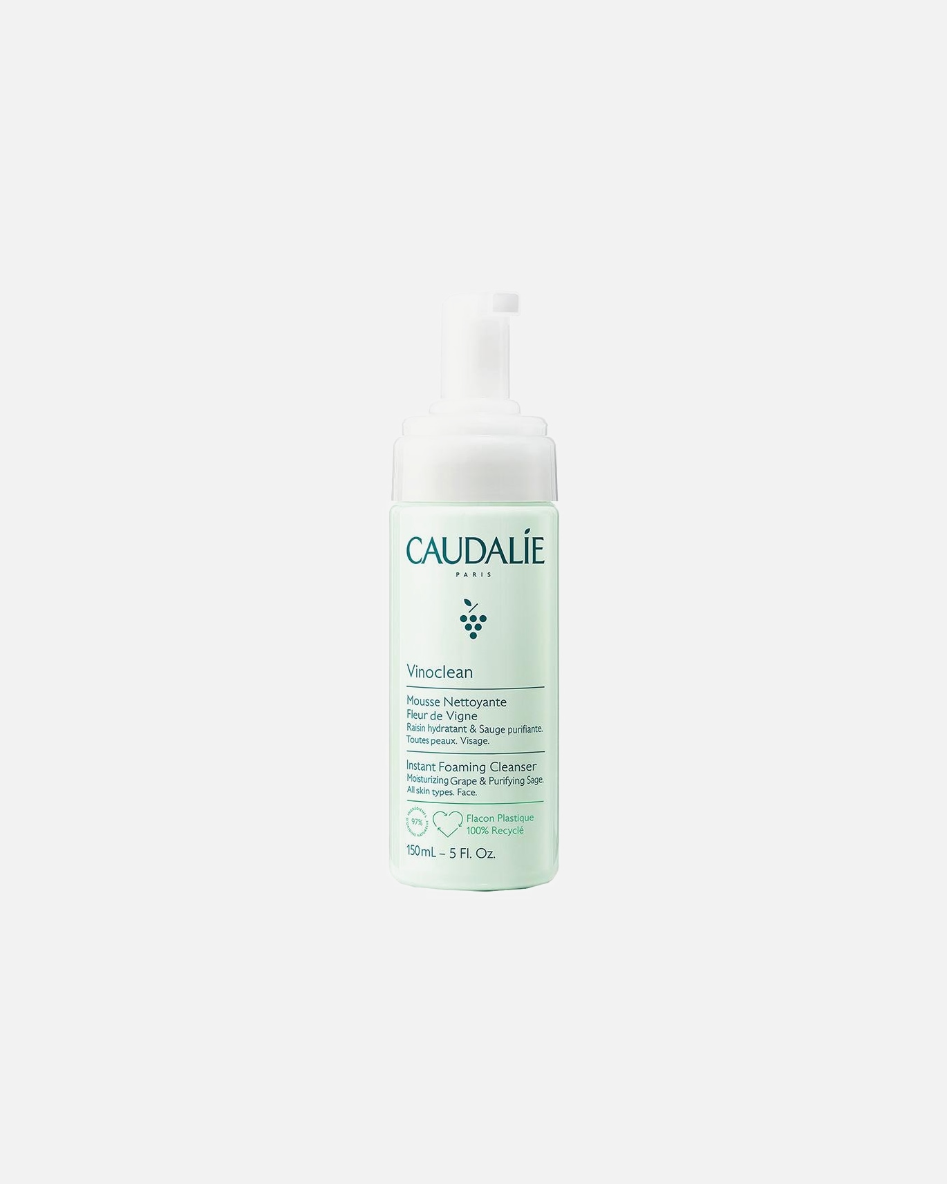 Arctisztító hab - Caudalie Vinoclean Instant Foaming Cleanser 150 ml