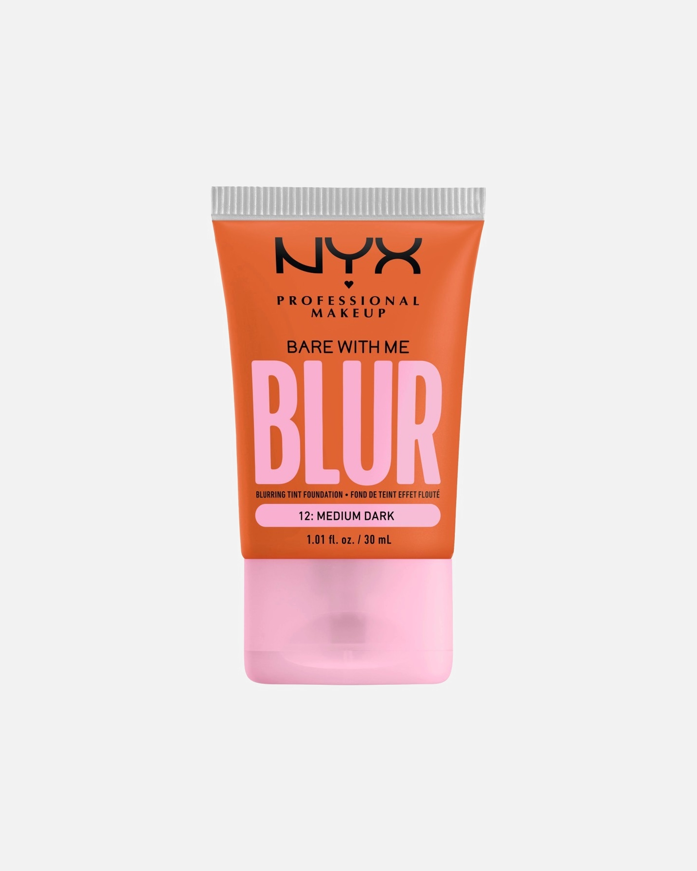 Alapozó - NYX Professional Makeup 0 Bare With Me Blur Tint Foundation 12-Medium Dark