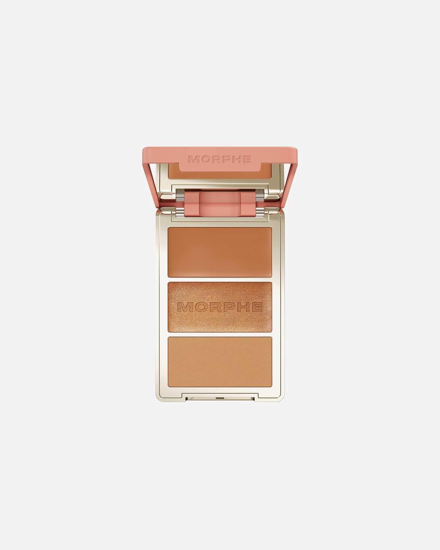 Pirosító - Morphe CHEEK THRILLS MULTI-FINISH FACE TRIO - HONEYMOON SUITE Sunset Swim