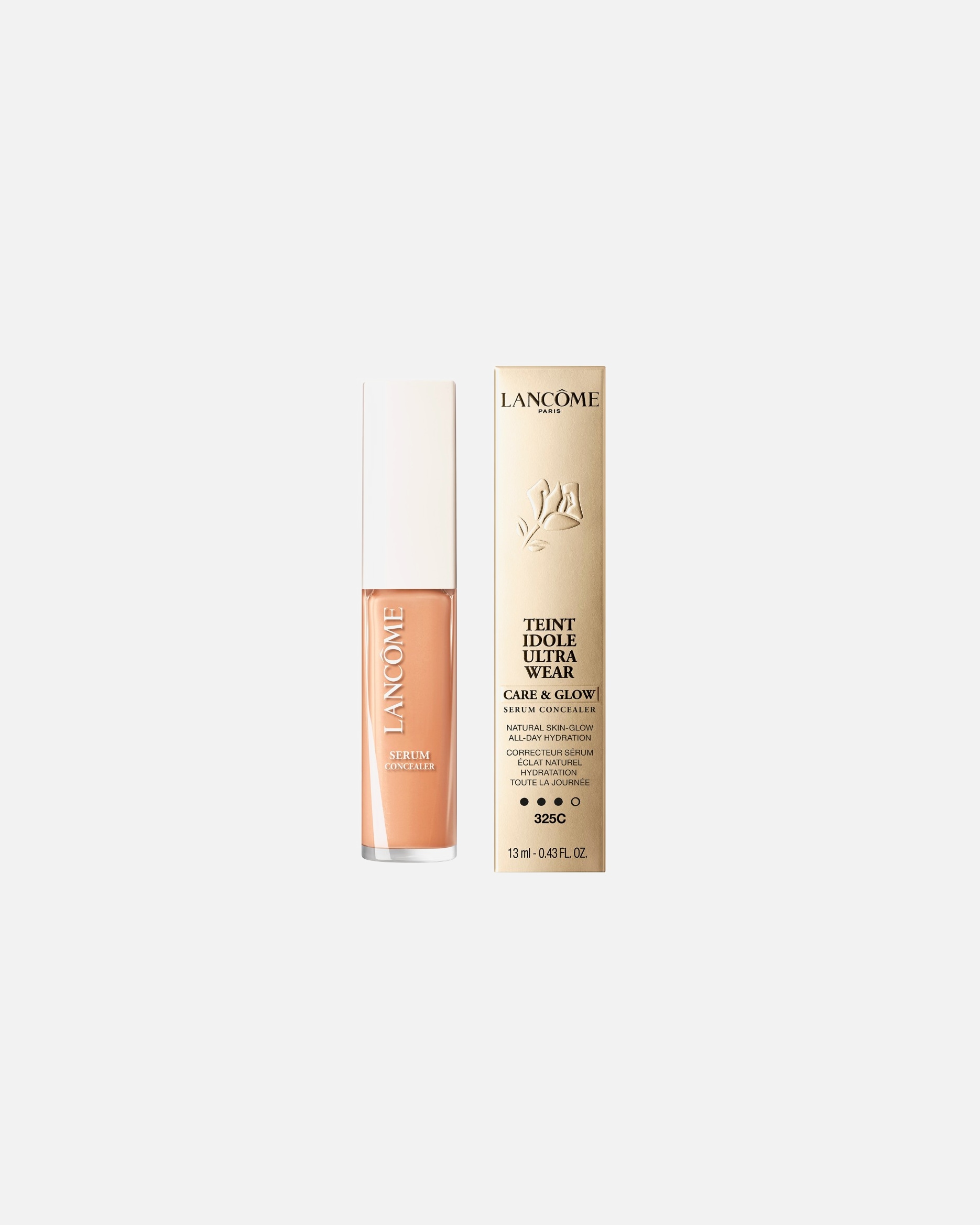Korrektor - Lancôme 0 Teint Idole Ultra Wear Care & Glow Serum Concealer 325C