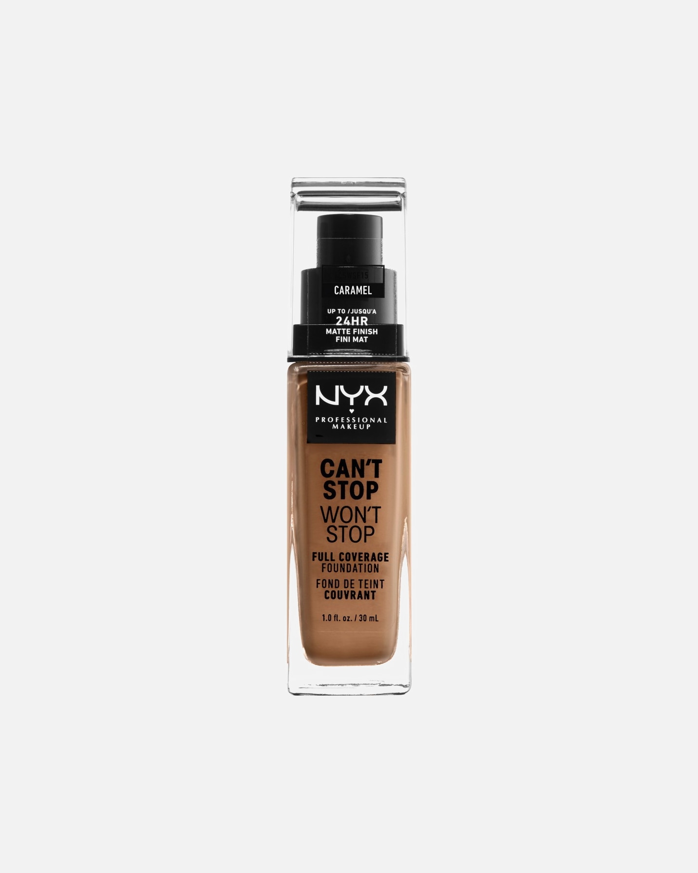 Alapozó - NYX Professional Makeup 0 Can't Stop Won't Stop Foundation Caramel