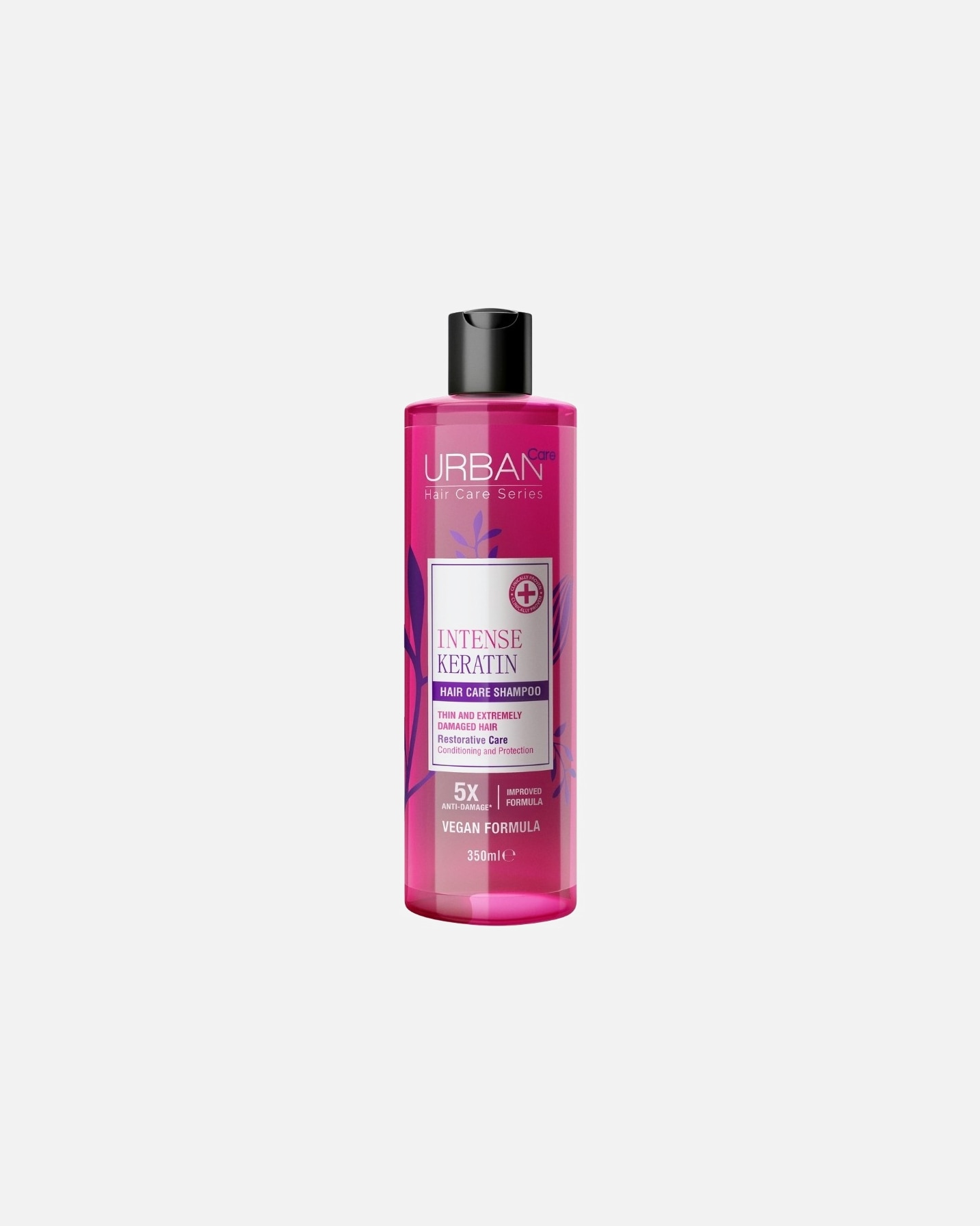 Hajsampon - Nő URBAN CARE URBAN CARE Intenzív helyreállító és hajsimító sampon koncentrált keratinnal 350 ml